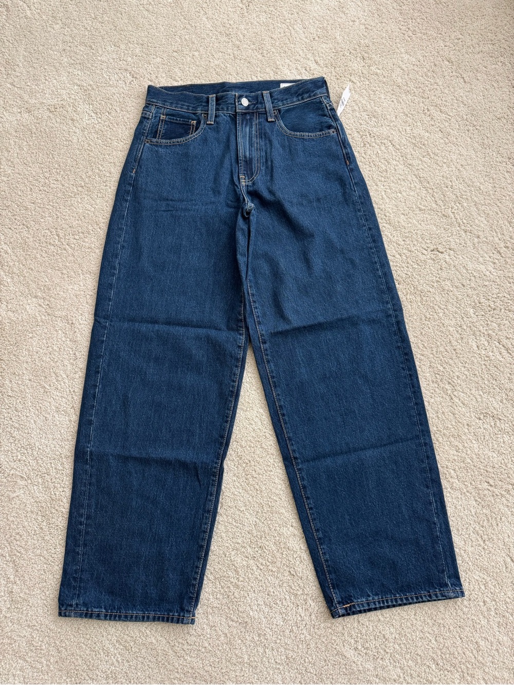 NWT GAP x HAILEY BIEBER MEDIUM INDIGO~ Size 25 - Picture 4 of 9